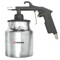 Пистолет пескоструйный пневматический с бачком INTERTOOL PT-0705
