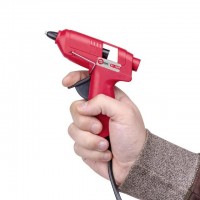 Пистолет клеевой 10Вт, 230В, под стержни 7-8мм, 6-10г/мин. INTERTOOL RT-1009