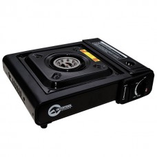 Плита газовая одноконфорочная, пьезоподжиг, под газовые баллоны бутан и пропан-бутан INTERTOOL GS-0001