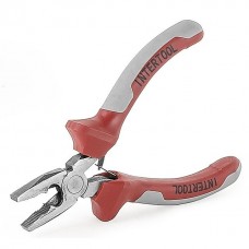 Плоскогубцы прецизионные комбинированные с накладками на рукоятках из двух материаллов 115 мм INTERTOOL NT-0101