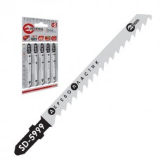 Полотно пильное для лобзика рабочая длина 75 мм, расстояние между зубьями 4,0 мм для работы по дереву INTERTOOL SD-5999 Полотно пильное для лобзика рабочая длина 75 мм, расстояние между зубьями 4,0 мм для работы по дереву INTERTOOL SD-5999