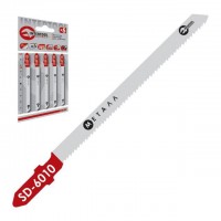 Полотно пильное для лобзика, рабочая длина 75 мм, шаг зуба 1,2 мм для листового металла INTERTOOL SD-6010