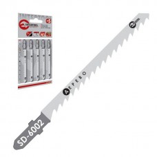 Полотно пильное для лобзика рабочая длина 75 мм, расстояние между зубьями 4 мм для работы по дереву INTERTOOL SD-6002 Полотно пильное для лобзика рабочая длина 75 мм, расстояние между зубьями 4 мм для работы по дереву INTERTOOL SD-6002