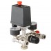 Прессостат 220В в сборе (прессостат, редуктор, 2 манометра, предохранительный клапан, два выхода) INTERTOOL PT-9094