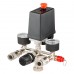 Прессостат 220В в сборе (прессостат, редуктор, 2 манометра, предохранительный клапан, два выхода) INTERTOOL PT-9094