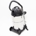 Пылесос строительный 30 л., корпус из нерж. стали, 1400 Вт. INTERTOOL DT-1030