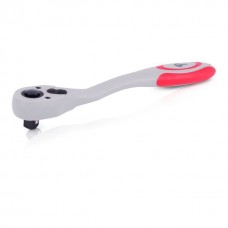 Рукоятка с храповым механизмом на 72 зуба 3/8" изогнутая Cr-v(Professional) INTERTOOL HT-2108