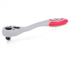 Рукоятка с храповым механизмом на 72 зуба 1/2" изогнутая Cr-v (Professional) INTERTOOL HT-2109