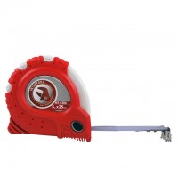 Рулетка с металлическим полотном 5 м x 25 мм "Супер Магнит" blister INTERTOOL MT-0306