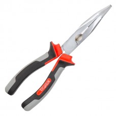 Щипцы удлиненные изогнутые 200 мм CrV с изолированными рукоятками INTERTOOL NT-0225 Щипцы удлиненные изогнутые 200 мм CrV с изолированными рукоятками INTERTOOL NT-0225