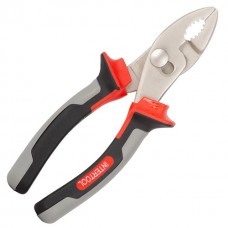 Щипцы со шлицевым соединением 160 мм CrV с изолированными рукоятками INTERTOOL NT-0232 Щипцы со шлицевым соединением 160 мм CrV с изолированными рукоятками INTERTOOL NT-0232