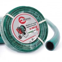 Шланг для полива 3-х слойный 1/2", 20 м, армированный PVC INTERTOOL GE-4023