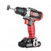 Дрель-шуруповерт аккумуляторная Li-Ion 18 В, 25 Nm, 0-400/0-1500 об/мин, 2x1.3 Ач, быстрая зарядка 1 ч INTERTOOL WT-0314