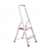 Стремянка алюминиевая 2 ступени, высота до платформы 410 мм INTERTOOL LT-1002