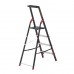 Стремянка 4 ступени, лоток для инвентаря, стальной профиль, высота верхней ступени 850мм, 433х821х1350мм, 150кг INTERTOOL LT-0054
