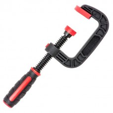 Струбцина тип "C" 3",75мм, нейлоновая INTERTOOL HT-6012