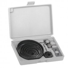 Набор коронок по дереву (19, 22, 29, 32, 38, 44, 54, 64, 76, 89, 102, 127 мм.) INTERTOOL BT-0026