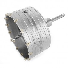 Комплект: сверло корончатое по бетону 120 мм + переходник SDS-plus 100мм INTERTOOL SD-7120