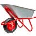 Тачка садово-строительная, 85 л., 150 кг, 1 пневмоколесо с подшипником 15" (4.00-8) INTERTOOL WB-0815