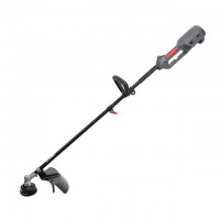 Триммер электрический, 1200 Вт, 230 В~50 Гц, 7000 об/мин, плавный пуск, диаметр вращения диска/лески 255/380 мм, катушка + 3-х зубчатый нож INTERTOOL DT-2247