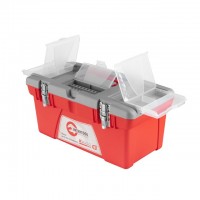 Ящик для инструментов с металлическими замками, 18" 480x250x230 мм INTERTOOL BX-0518