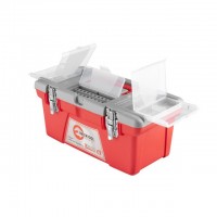 Ящик для инструментов с металлическими замками, 16" 415x210x190 мм INTERTOOL BX-0516