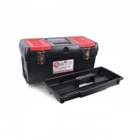 Ящик для инструментов с металлическими замками, 19" 483x242x240 мм INTERTOOL BX-1019