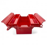 Ящик для инструментов металлический 450 мм, 3 секции INTERTOOL HT-5043