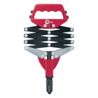 Заклепочник со складным рычажным механизмом, диаметр заклепки 2,8; 3,2; 4; 4,8 мм INTERTOOL RT-0007